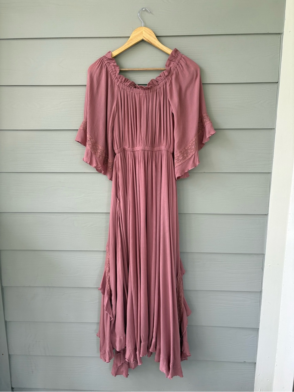 Free People Beach Bliss Dress- Rose - Picture 9 of 10